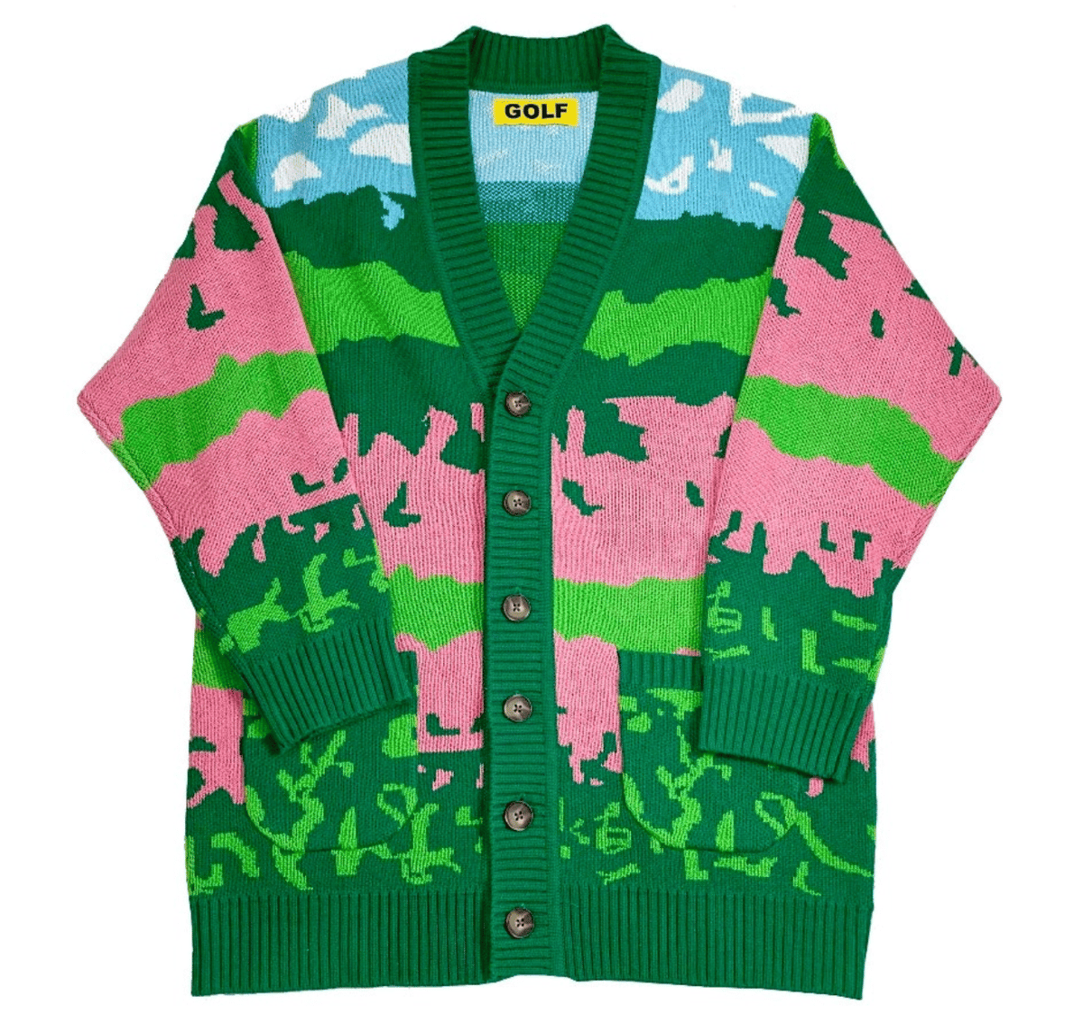 Tyler The Creator's GOLF Brand Cardigan - Unisex | rapgdz